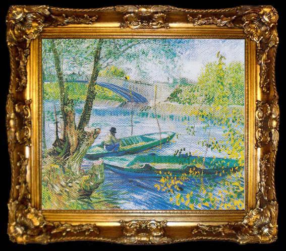framed  Vincent Van Gogh Asnieres, ta009-2